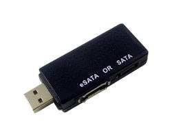 画像1: ★取扱終了★SATA/eSATA-USB2.0変換