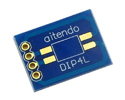 画像1: ピッチ変換基板（DIP-4L）（5個入）