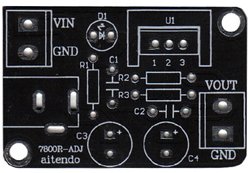 画像1: 電源レギュレータ基板（7800）