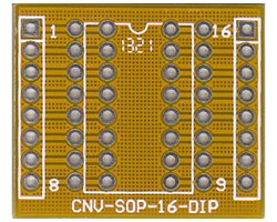 画像1: ★2.54/2.54★変換基板★DIP-16★