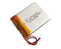 画像1: リチウムポリマー電池★3.7V/850mAh★