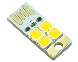 画像1: USB直挿小型LEDモジュール