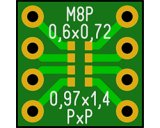 表面実装ピッチ変換基板（8個入）