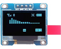 画像1: ★取扱終了★OLEDモジュール（0.96/青色/I2C）