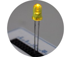 画像1: KingBright黄色φ5mm LED（20個入）