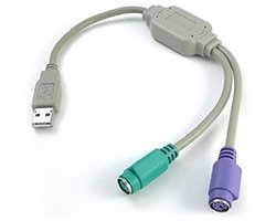 画像1: USB-PS/2変換ケーブル