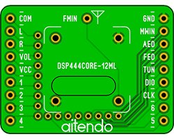 画像1: DSPラジオモジュールDIP化基板（444）