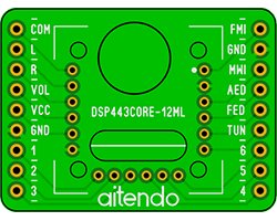 画像1: DSPラジオモジュールDIP化基板（443）