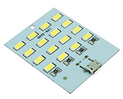 画像1: アルミベース板LEDランプモジュール（5V）