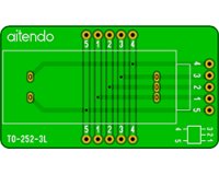 ICソケット変換基板単体（TO-252）