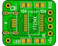 USB-UART基板（3枚入）