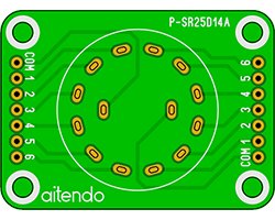 画像1: ロータリスイッチ変換基板