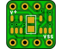 オペアンプ変換基板（SOT-23）（8枚入）