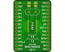 画像1: USBハブチップ変換基板