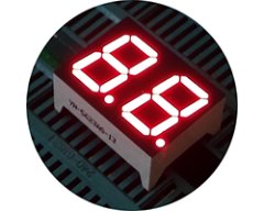 ☆0.56☆2桁7セグLED表示器 - aitendo