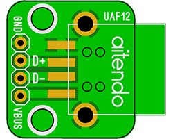 画像2: USBコネクタwith基板