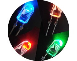 画像1: ★取扱終了★楕円型LED（5x4x6/20個入）