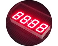 ★取扱終了★特売品★4桁7セグLED表示器（2個入）