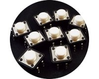 ★特売品★特製白色タクトスイッチ★12x12★（20個入）