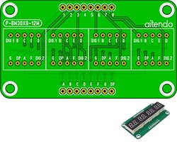 画像1: 8桁7セグLED表示器基板