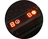 LED表示器（オレンジ色）