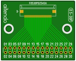 画像2: ★0.5★FFCコネクタwith基板
