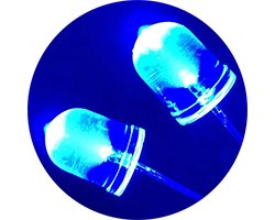 画像1: ★特売品★φ10★青色LED（20個入）