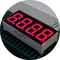 ★0.36★4桁7セグLED表示器（赤色）