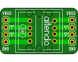 画像2: USBコネクタwith基板