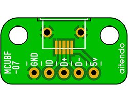 画像2: マイクロUSBコネクタwith基板