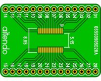 ★0.65/28P★ピッチ変換基板