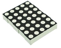 大型2色5x7ドットマトリックス（赤・黄緑）