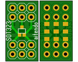 画像1: ★SOT-323★ピッチ変換基板（10枚入）