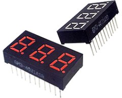 ☆2-1/2桁☆7セグLED表示器 - aitendo