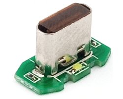 画像1: 実装済みTYPE-Cメスコネクタ