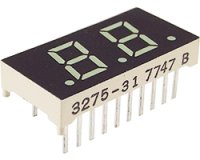 2桁7セグLED表示器