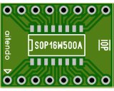 ★1.27/16P★ピッチ変換基板（2枚入）