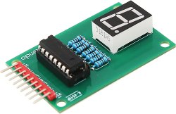 画像1: 7セグメント LED ラッチ デコーダ ドライバキット