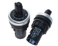 ダイヤル銘板付き可変抵抗