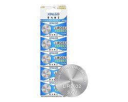 画像1: 3.6Vコイン形リチウム充電池（5個入）