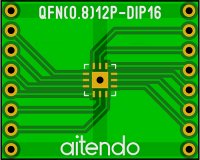 ★0.8/12P★ピッチ変換基板★4x4★