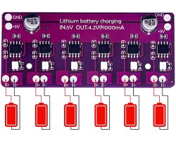 画像1: 6セルリチウムイオン電池充電基板