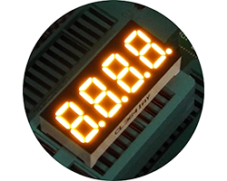 0 36 4桁7セグled表示器 オレンジ色 Aitendo
